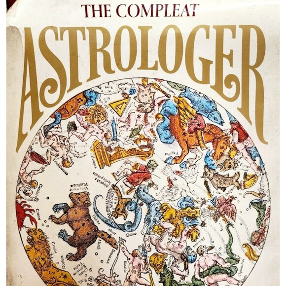 1971 The Compleat Astrologer 1st Edition w/ Dust Jacket HC Parker Astrology WHBS - Picture 1 of 10